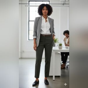 Nine West Magic Waist Skinny Pants Size 14 Olive Landis (EUC)